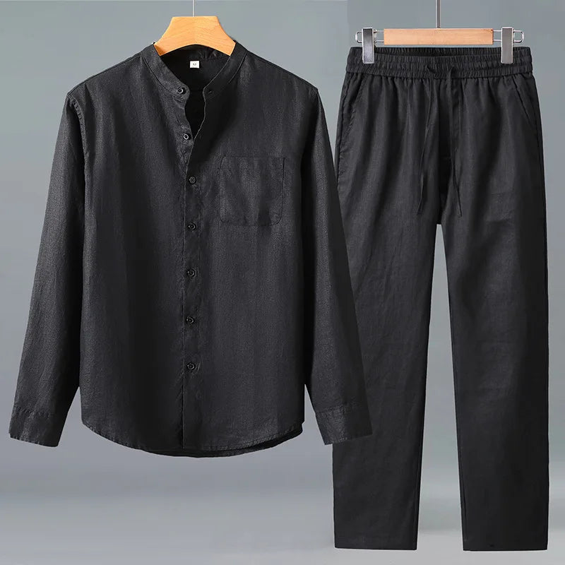Elegantes Leinen-Set