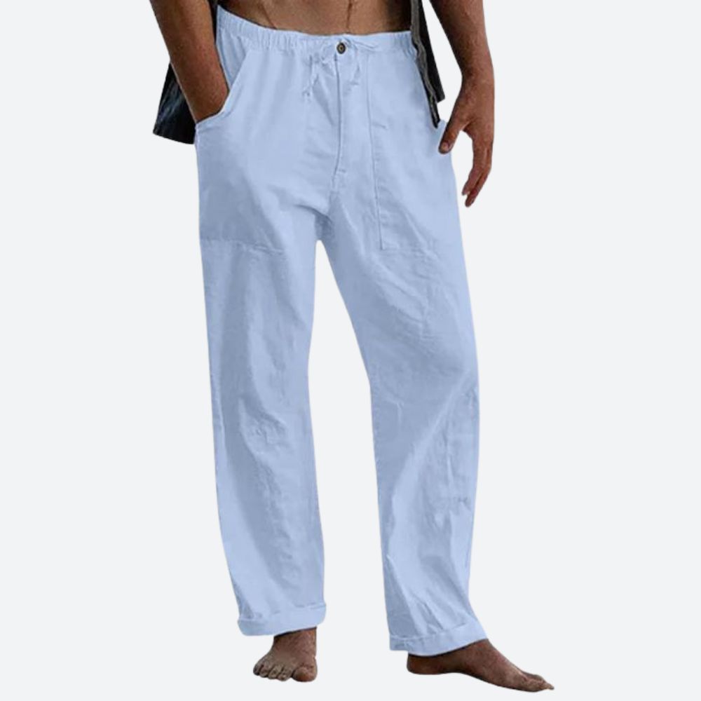 Klassische Leinenhose