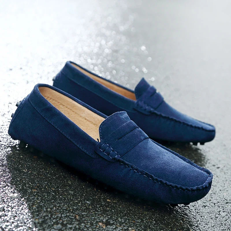 Lässige Wildleder Slipper