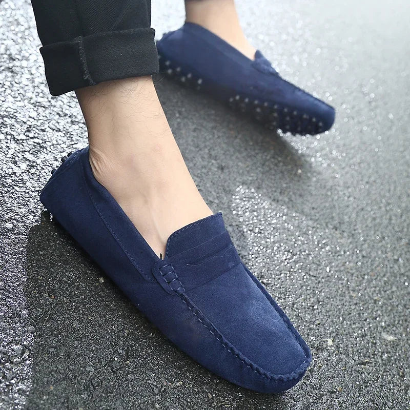 Lässige Wildleder Slipper