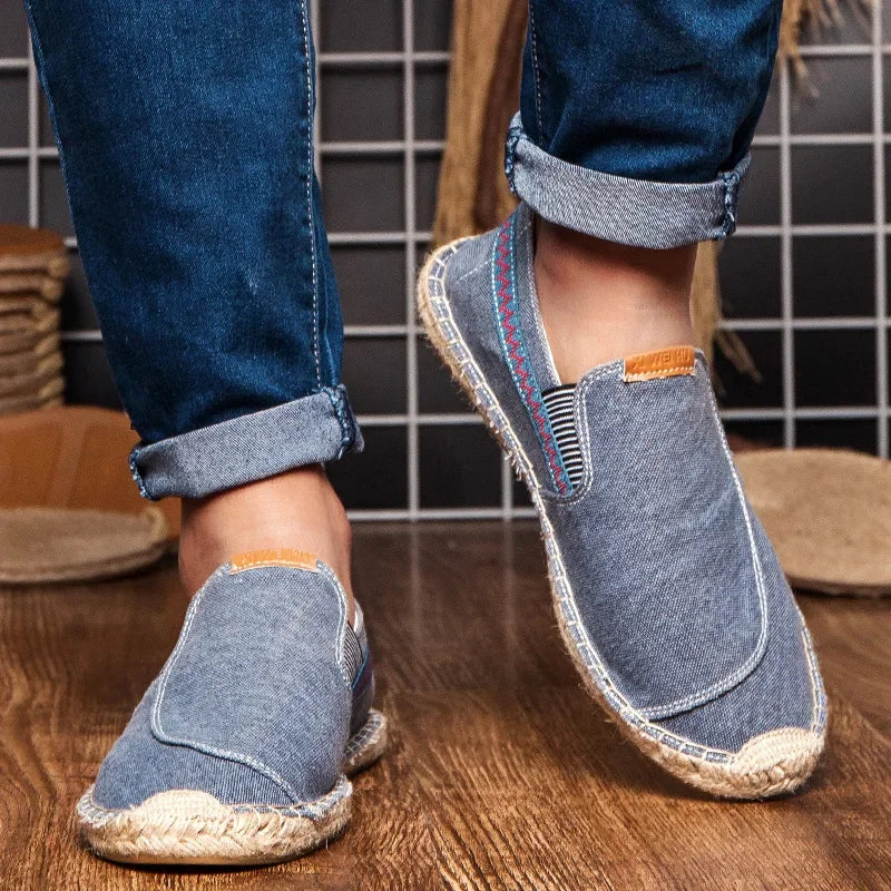 Elegante Leinen-Espadrilles
