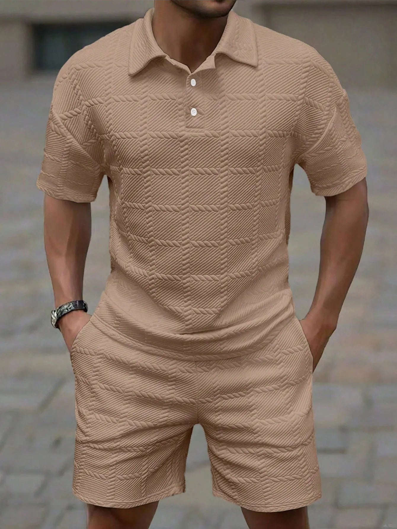 Lässiges Polo-Set