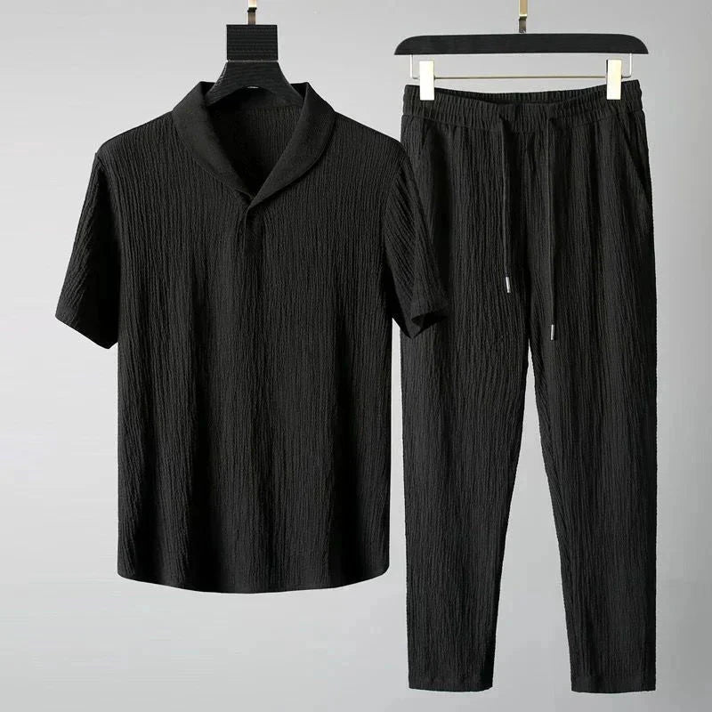 Atmungsaktives Herren-Set Von Alder Schwarz XS