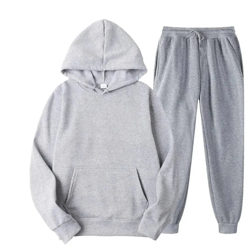 Bequemes Herren-Set Von Alder Grau S