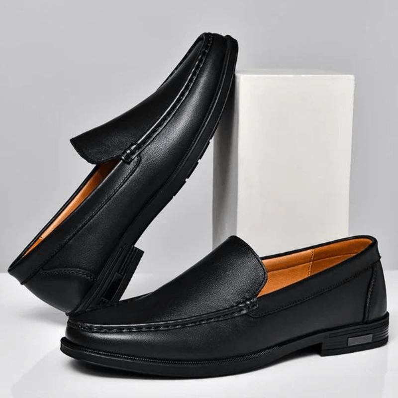 Elegante Leder Slipper Von Alder