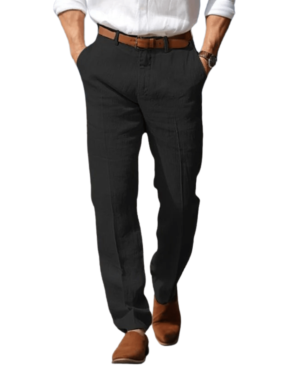 Elegante Leinenhose Von Alder