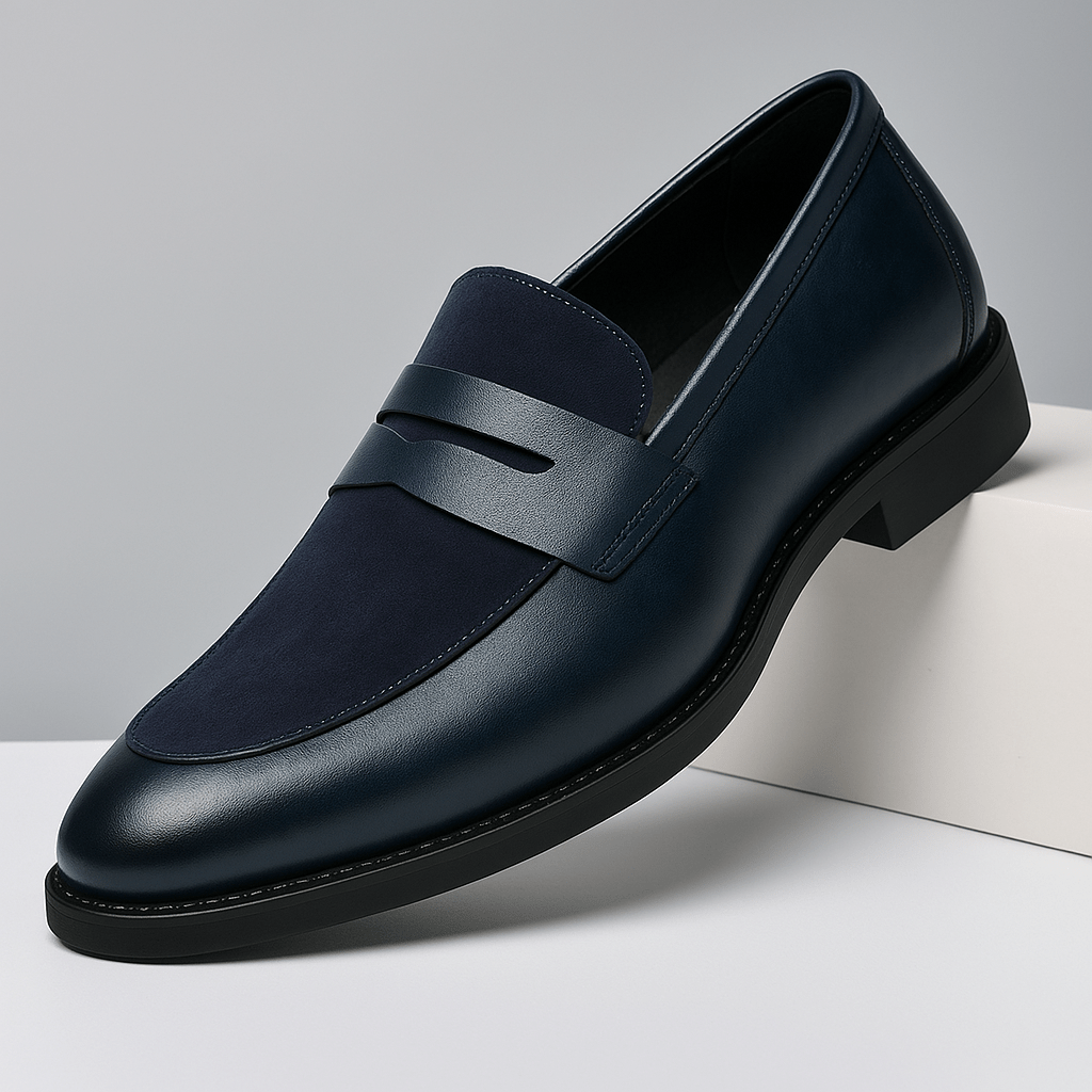 Elegante Penny-Loafer Elegante Penny-Loafer Von Alder Marineblau 38