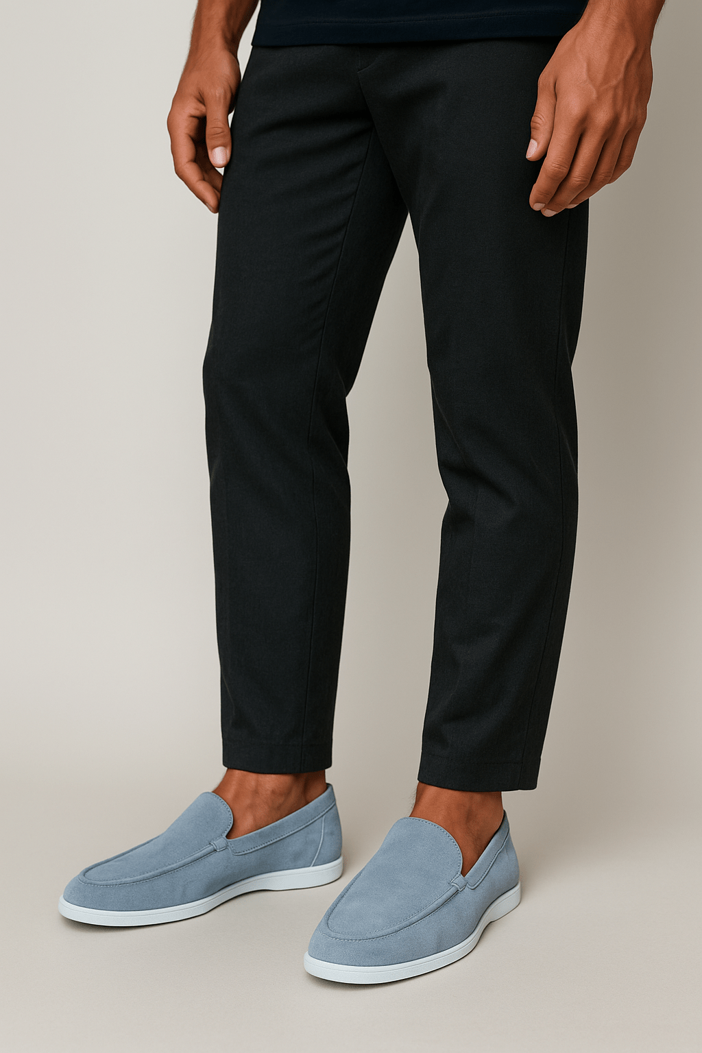 Elegante Wildleder Slipper Von Alder