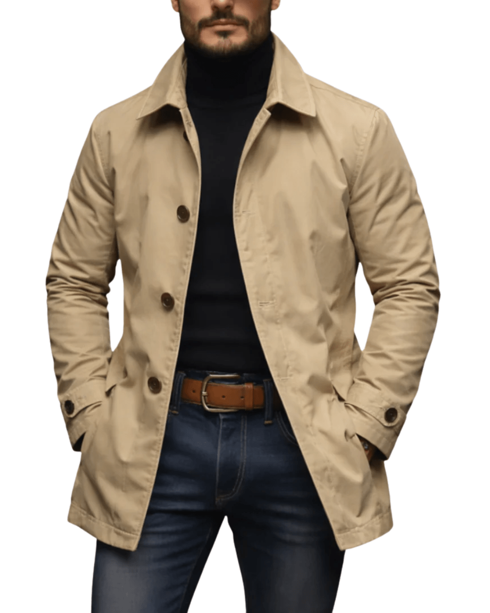 Eleganter Trenchcoat Von Alder