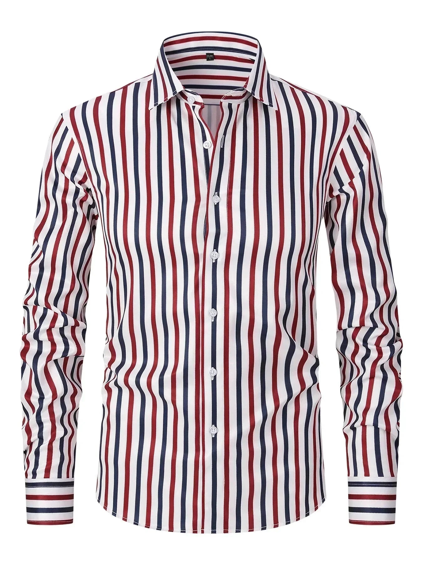 Elegantes Herren-Businesshemd Von Alder Rot 2XS
