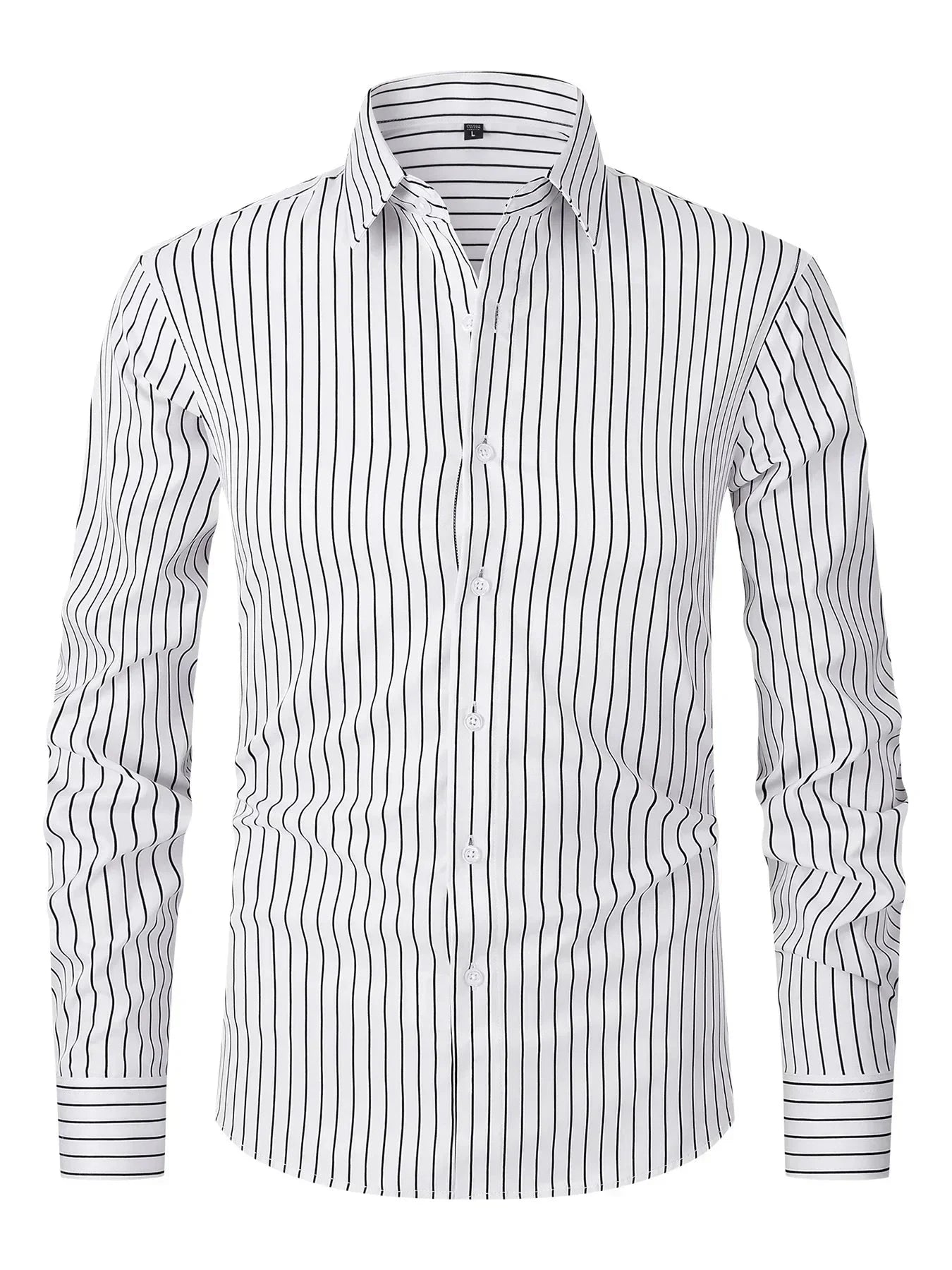 Elegantes Herren-Businesshemd Von Alder Weiß M