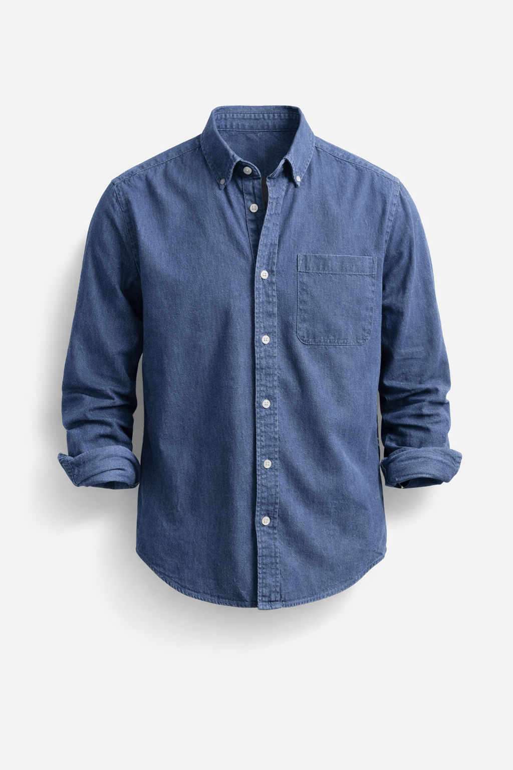 Elegantes Herrenhemd Von Alder Blau XL
