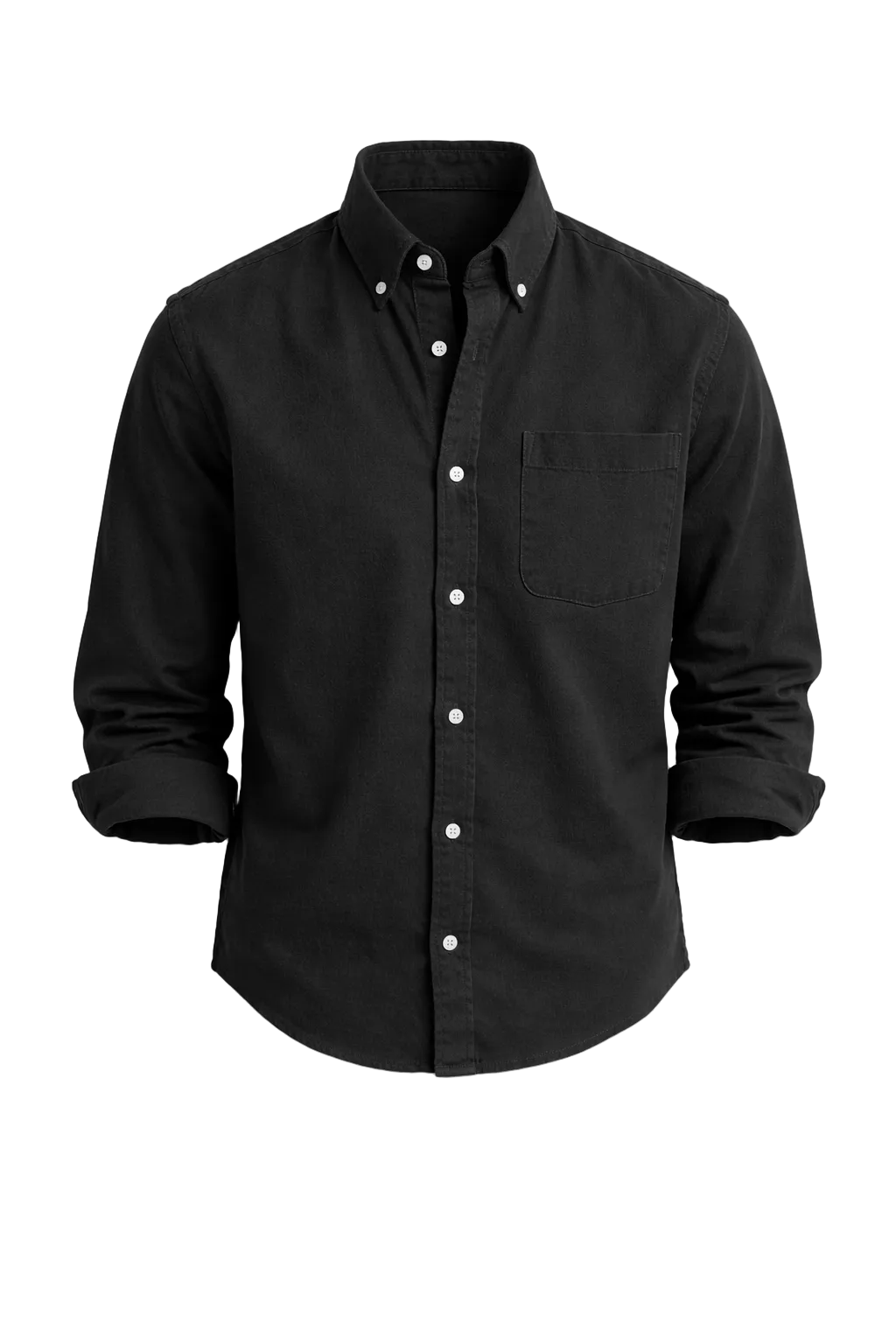 Elegantes Herrenhemd Von Alder Schwarz S