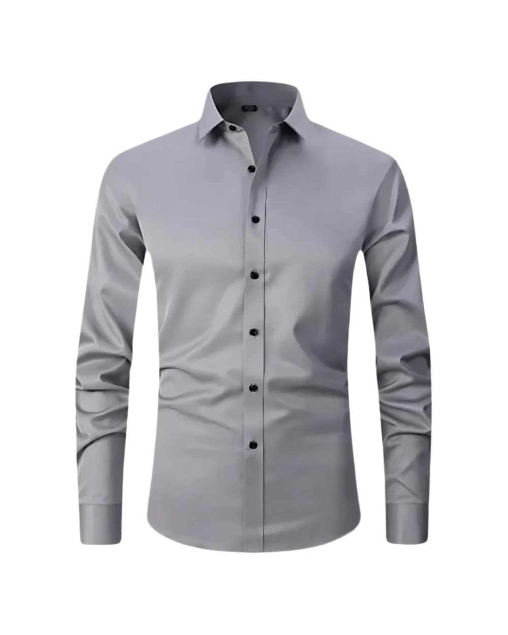 Executive Stretch Hemd Von Alder Grau S