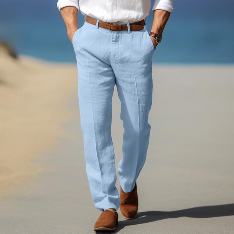 Elegante Leinenhose