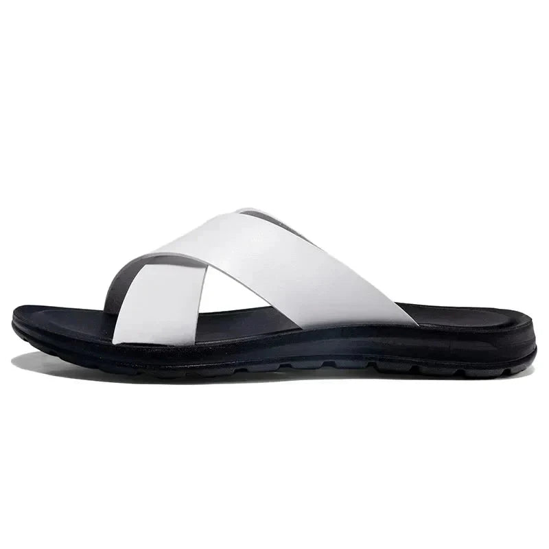 Lässige Ledersandalen Lässige Ledersandalen Von Alder