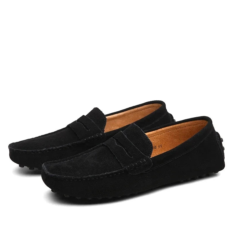 Lässige Wildleder Slipper Von Alder
