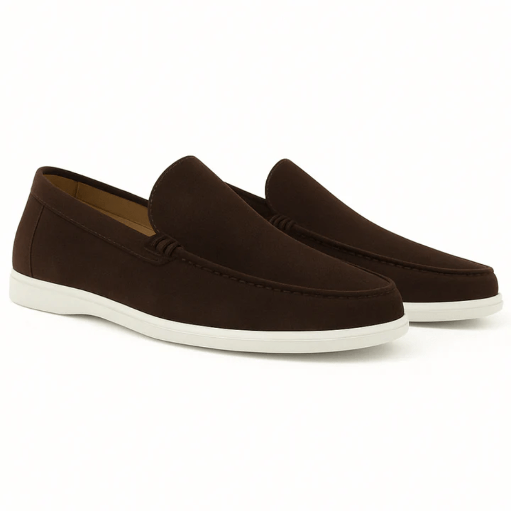 Lässige Wildleder Slipper Von Alder Braun 39