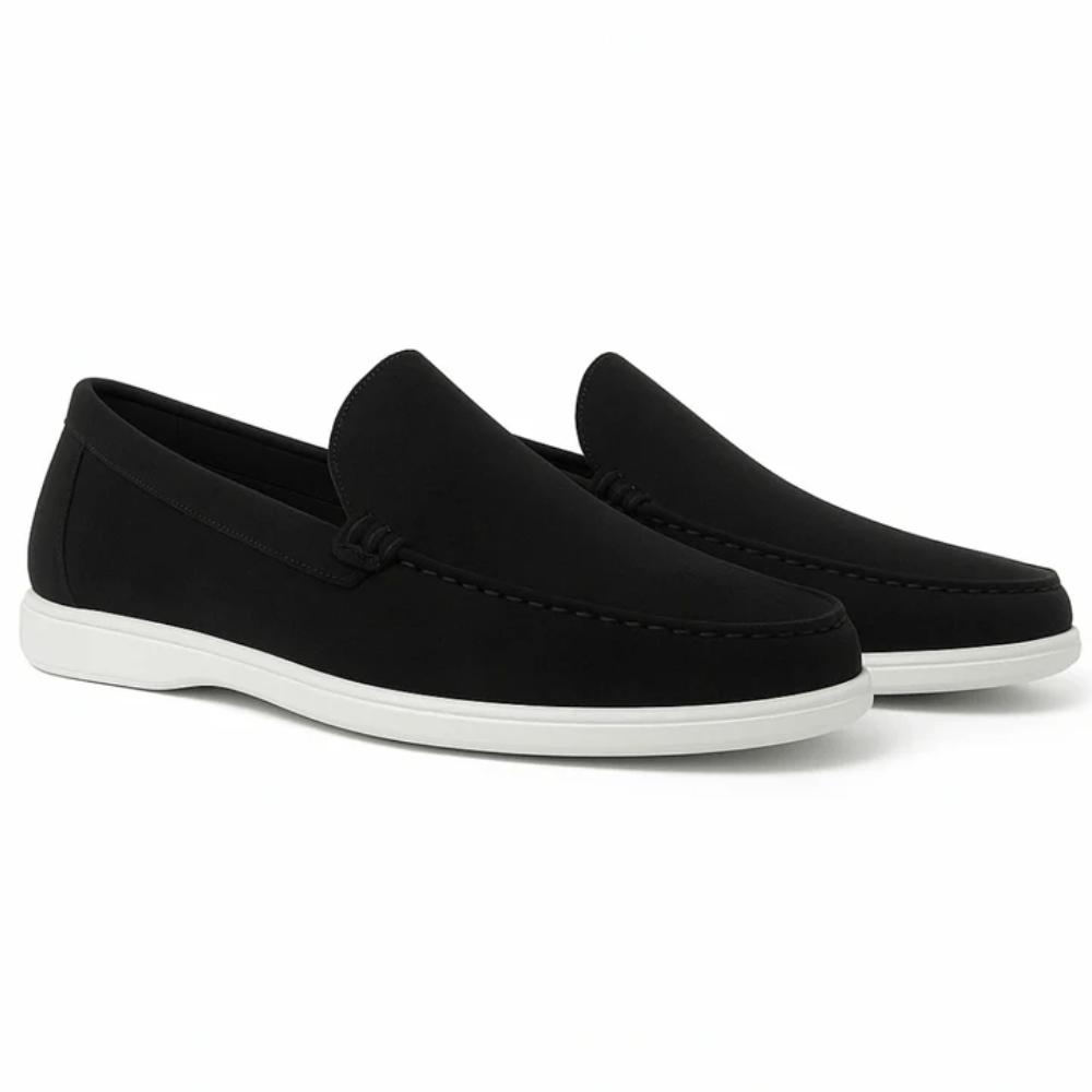 Lässige Wildleder Slipper Von Alder Schwarz 39