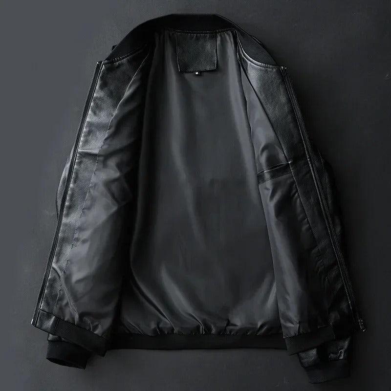 Leder-Bikerjacke Leder-Bikerjacke Von Alder