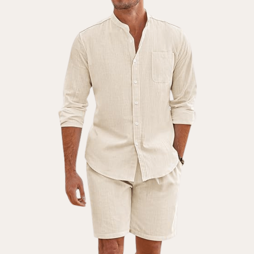 Leinen Sommer-Set Leinen Sommer-Set Von Alder Beige S