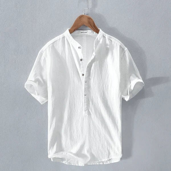 Leinen-Sommerhemd Leinen-Sommerhemd Von Alder Weiß M