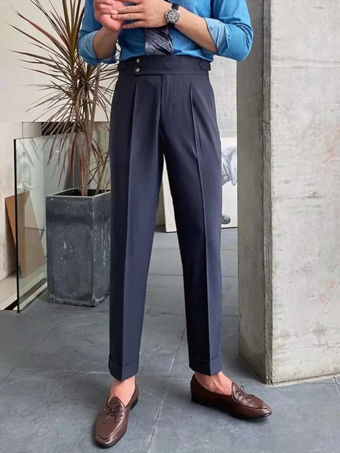 Moritz Vintage Pantalon Von Alder Blau S
