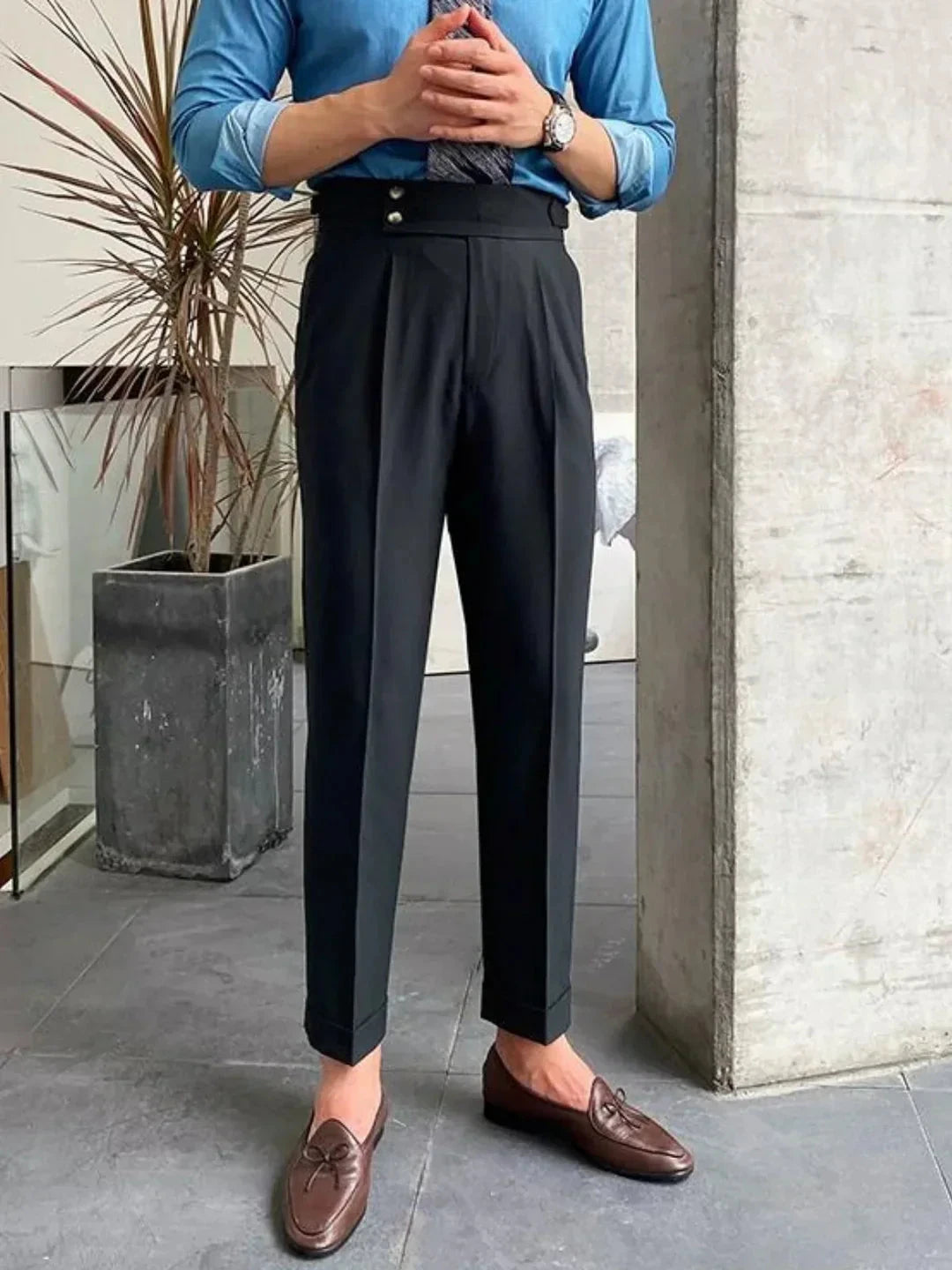 Moritz Vintage Pantalon Von Alder Schwarz S