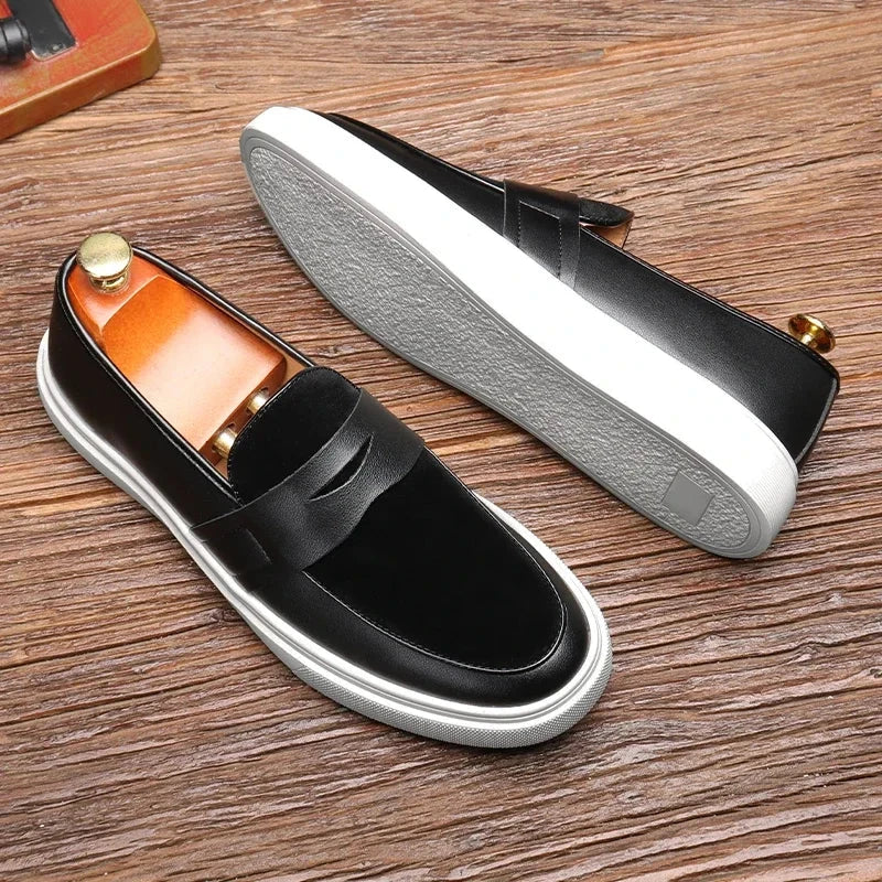 Napoli Leder Slipper Von Alder Schwarz 37