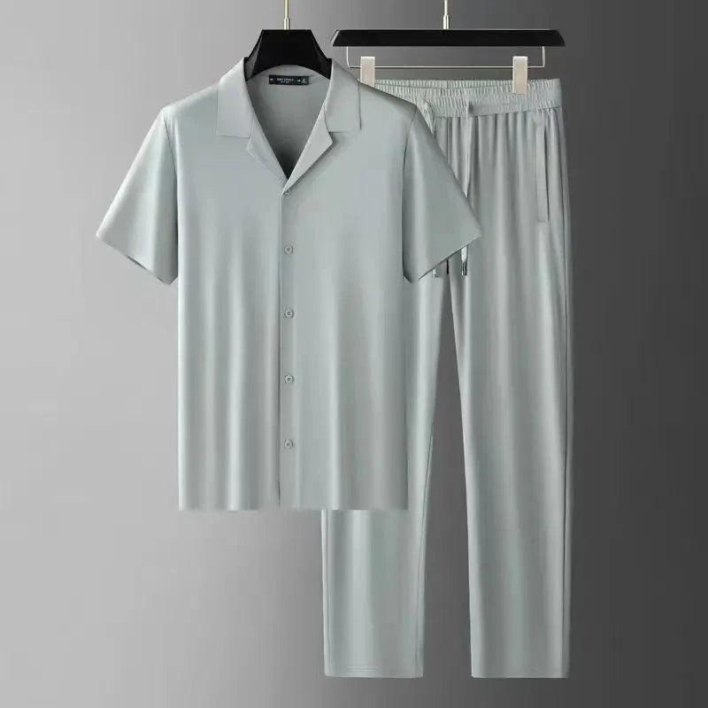 Premium Herren Set Von Alder Hellgrün M