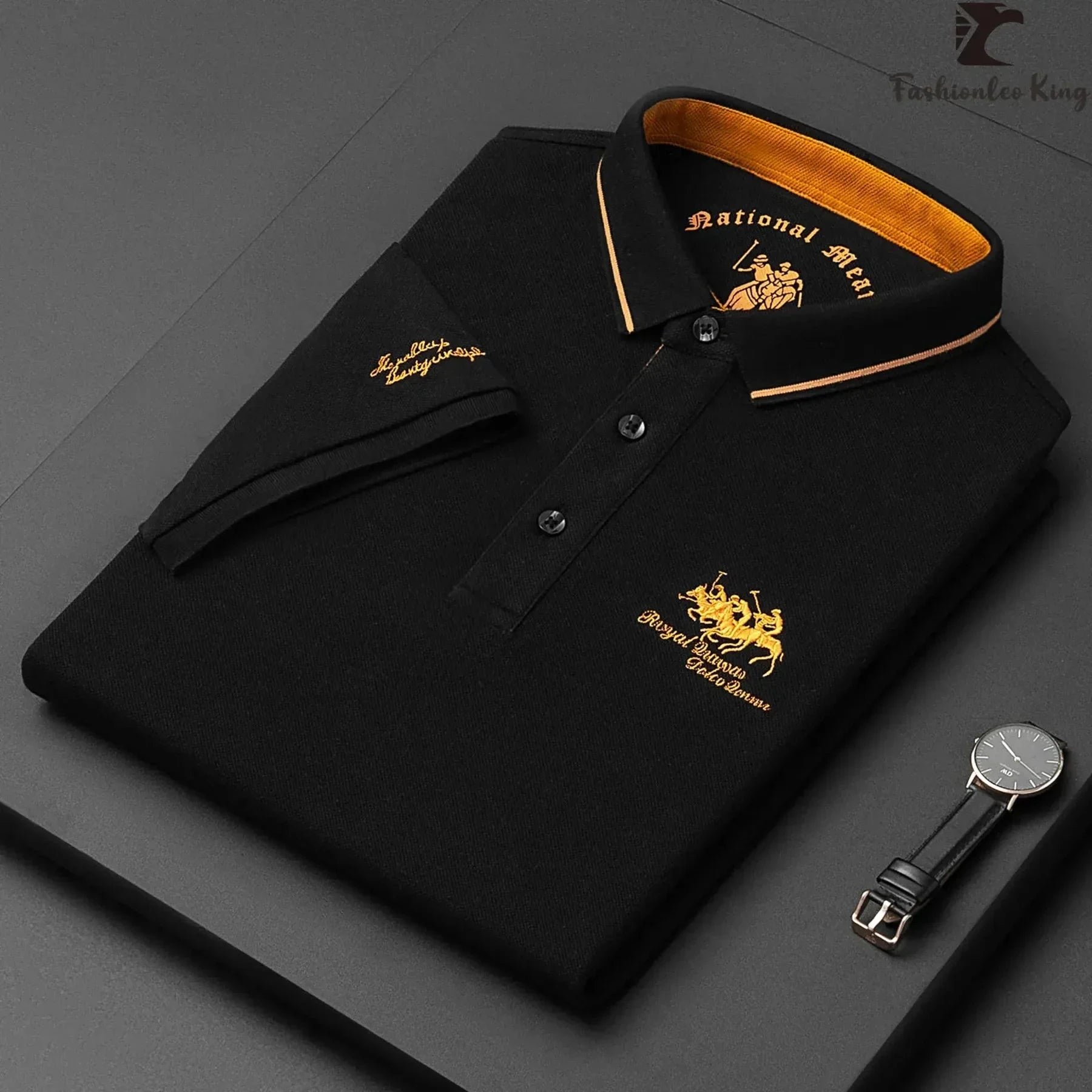 Premium Poloshirt Premium Poloshirt Von Alder Schwarz S