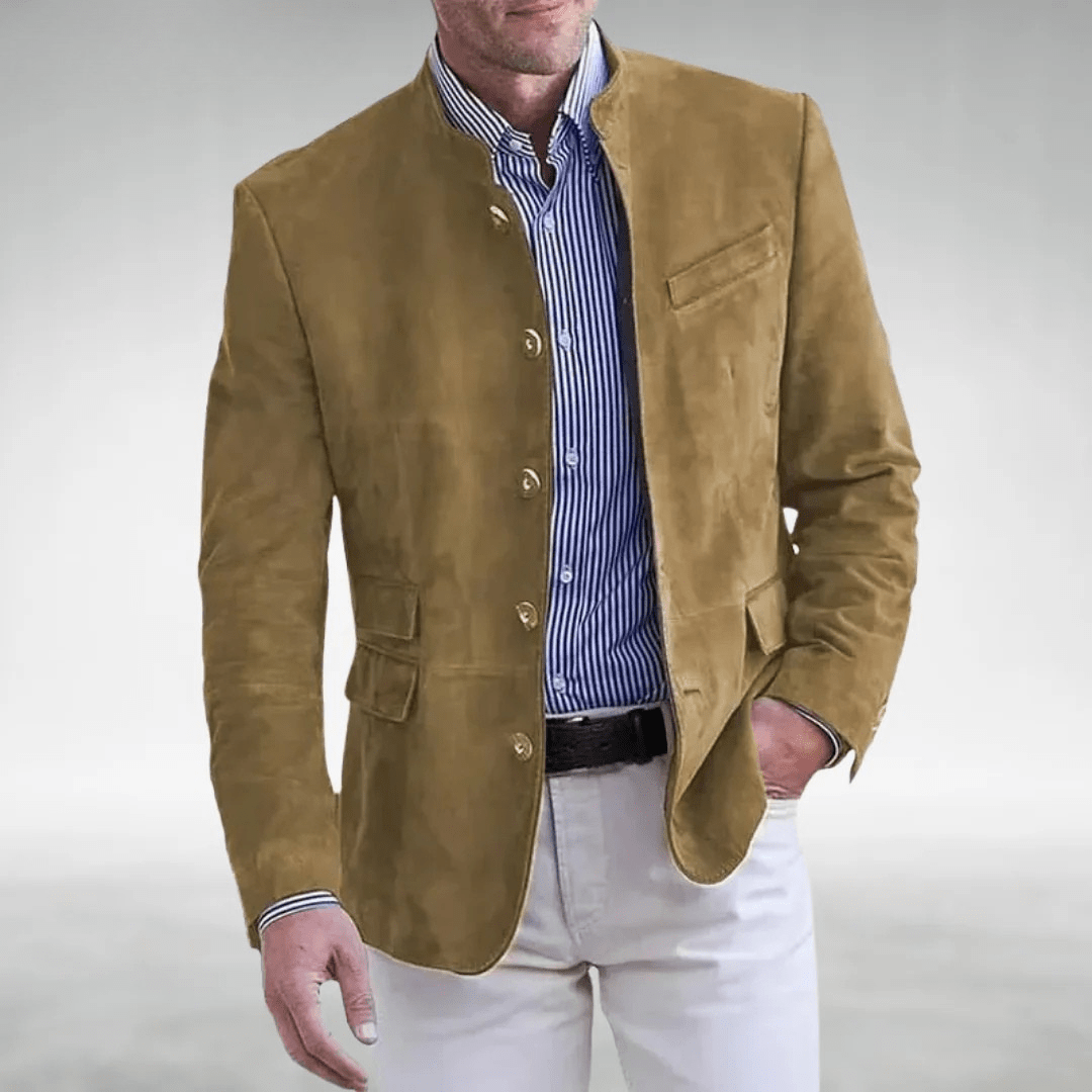 Smart Casual Jacke Von Alder Khaki S