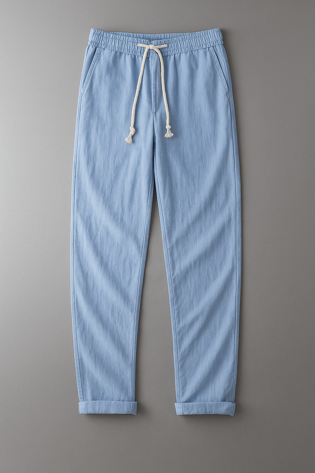 Stylische Leinenhose Von Alder Blau S