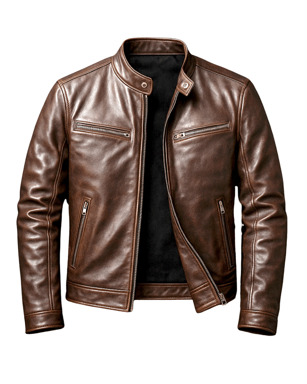 Vintage Lederjacke Von Alder
