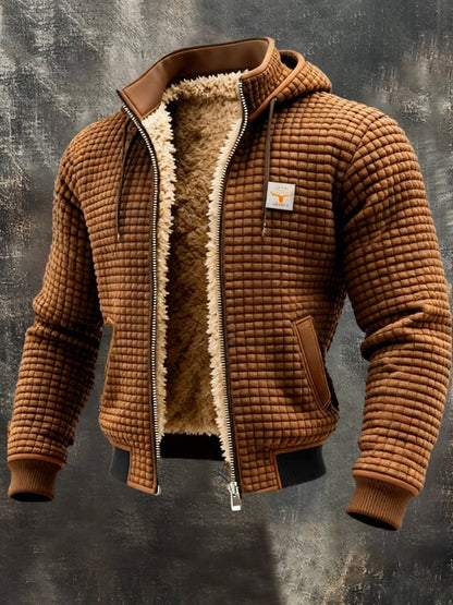 Fleecegefütterte Winterjacke