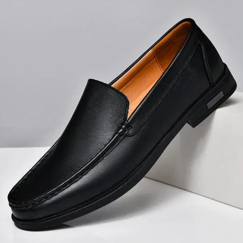 Elegante Leder Slipper