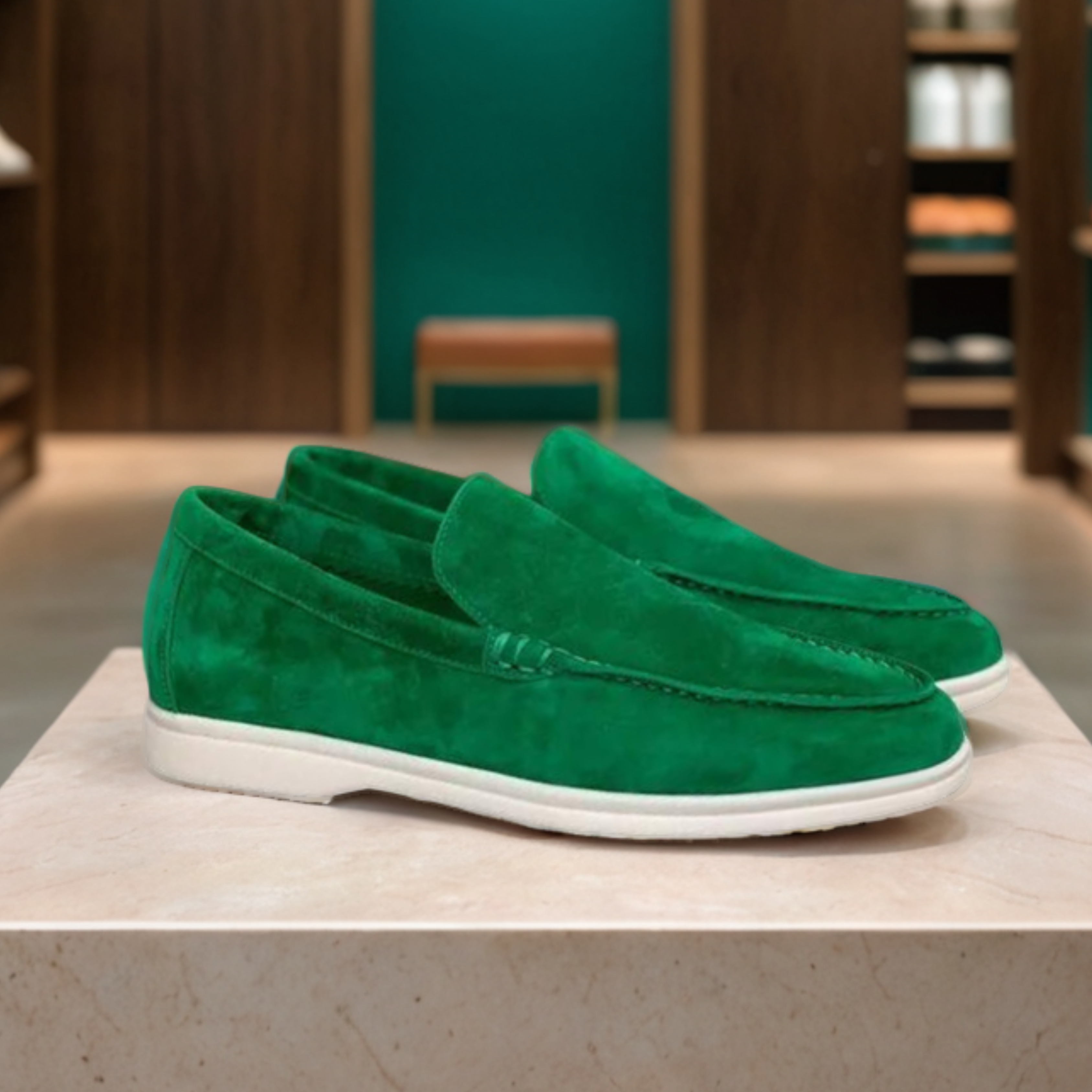 Premium Wildleder Slipper