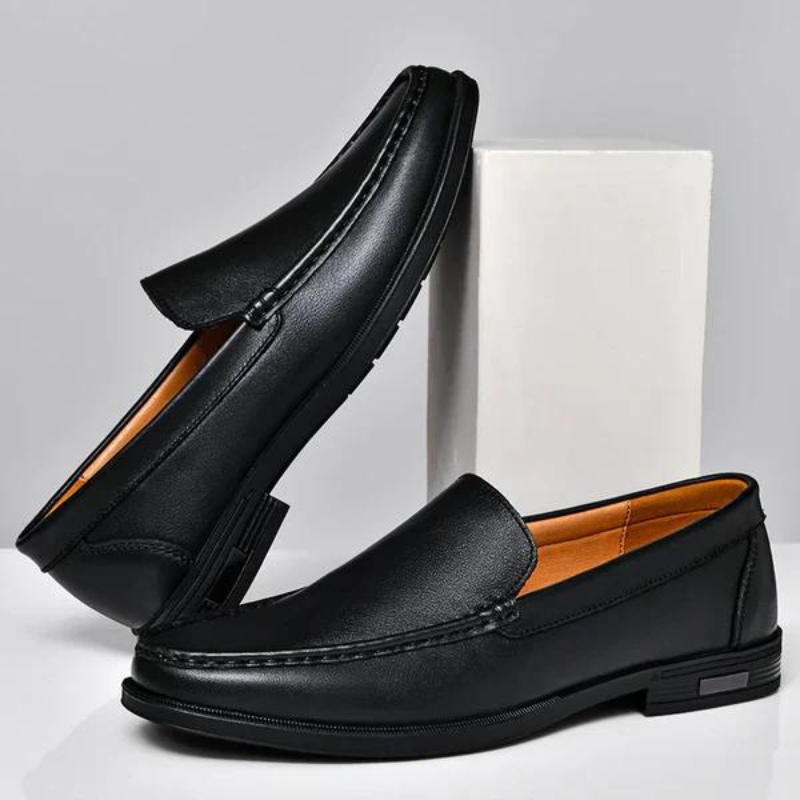 Elegante Leder Slipper