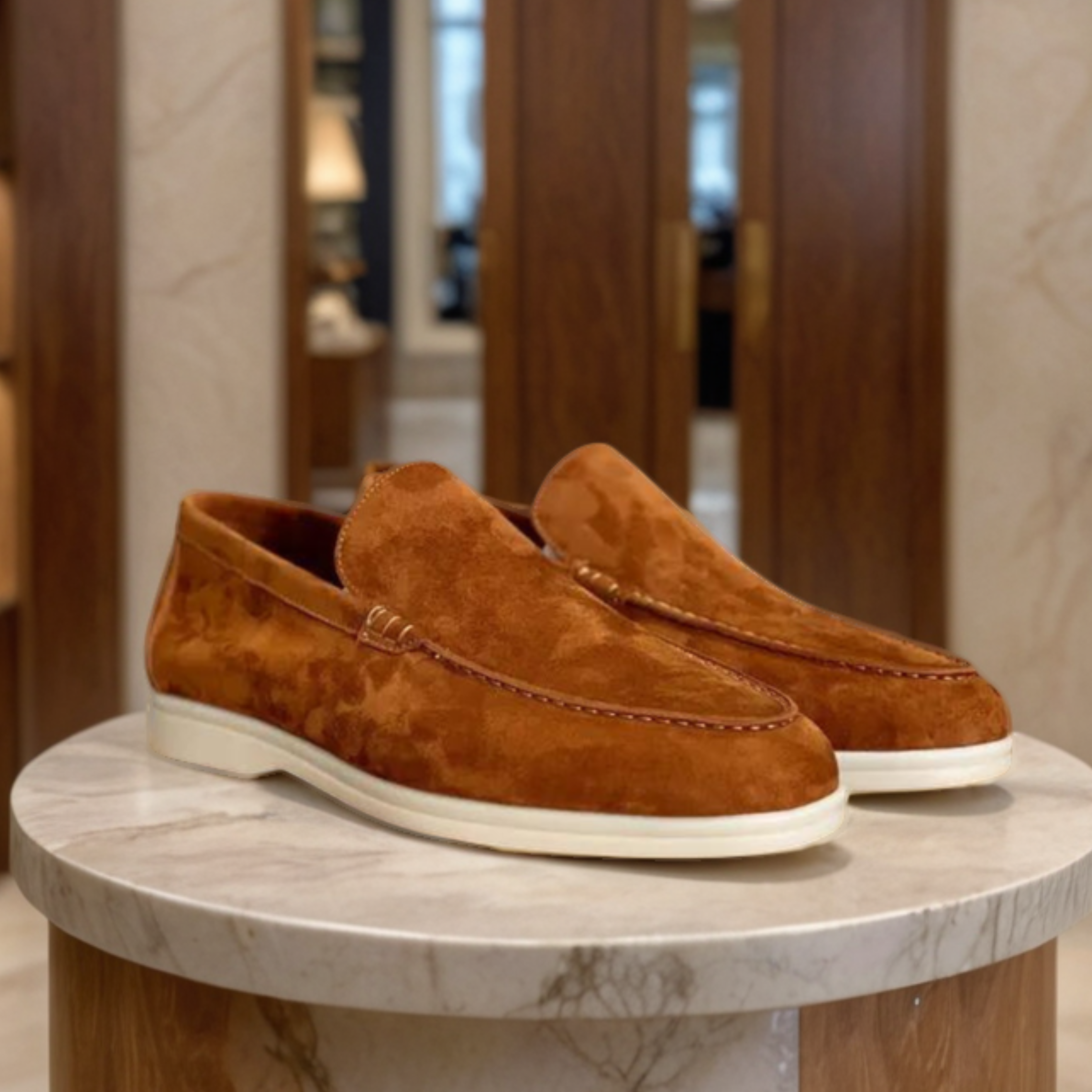 Premium Wildleder Slipper