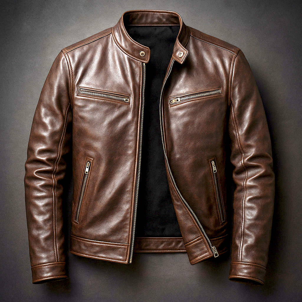 Vintage Lederjacke