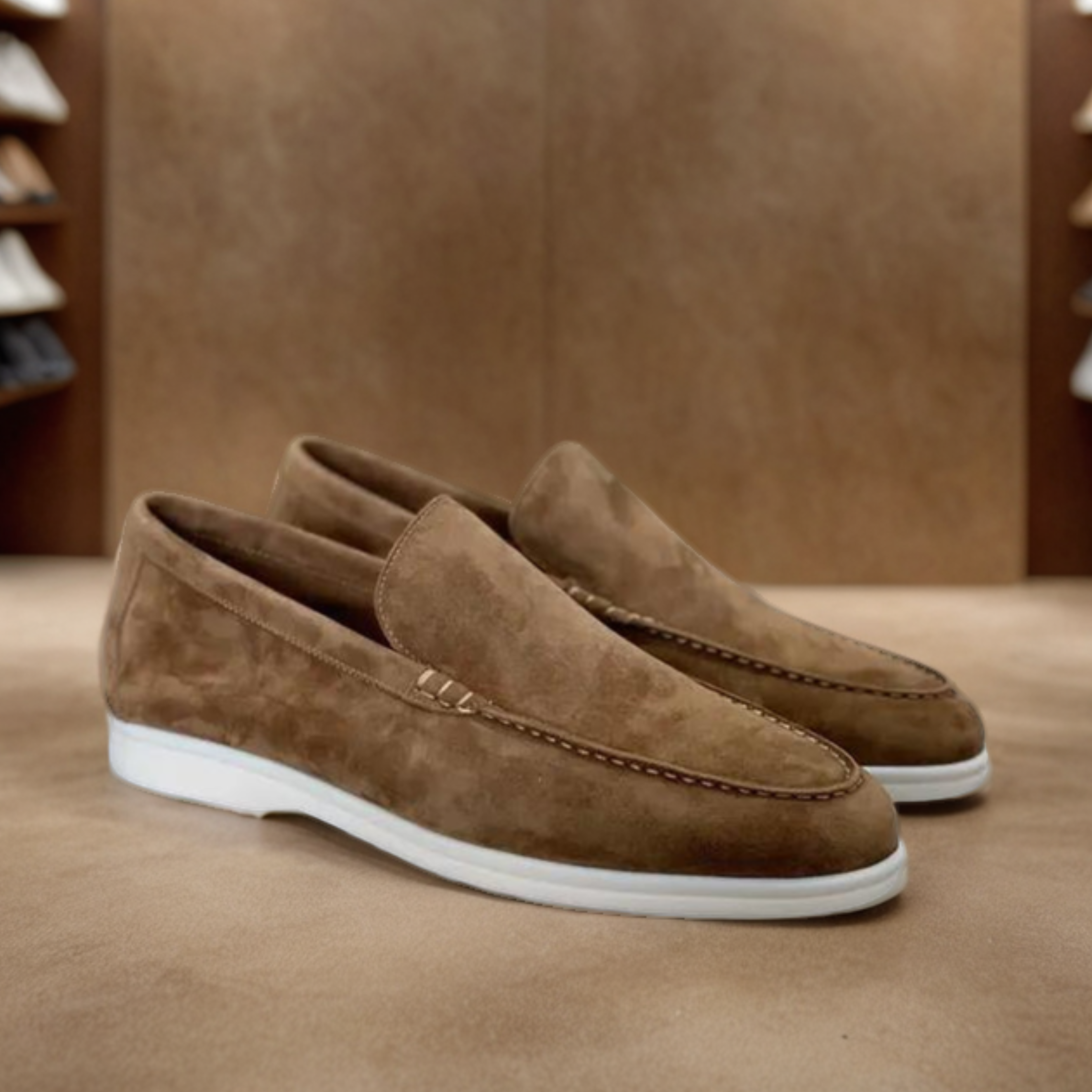 Premium Wildleder Slipper