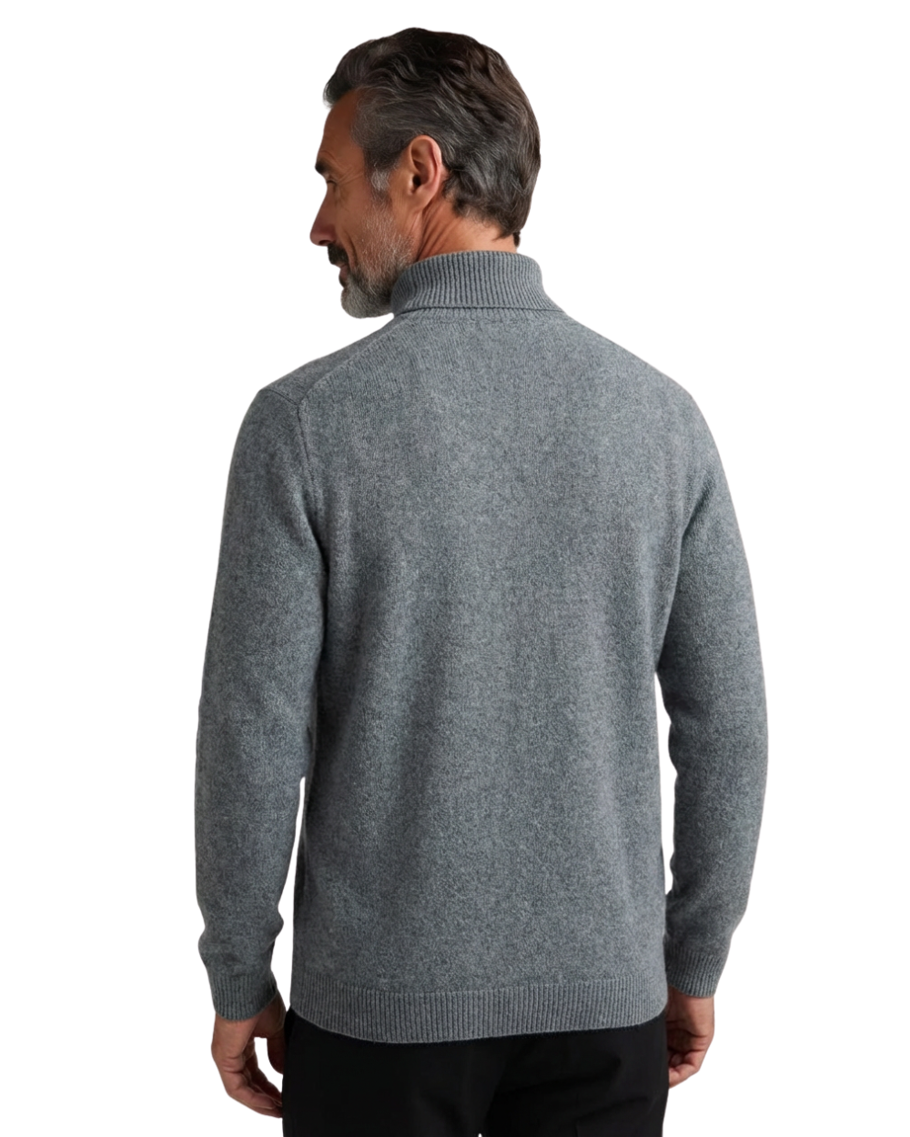 Eleganter Cashmere-Rollkragenpullover