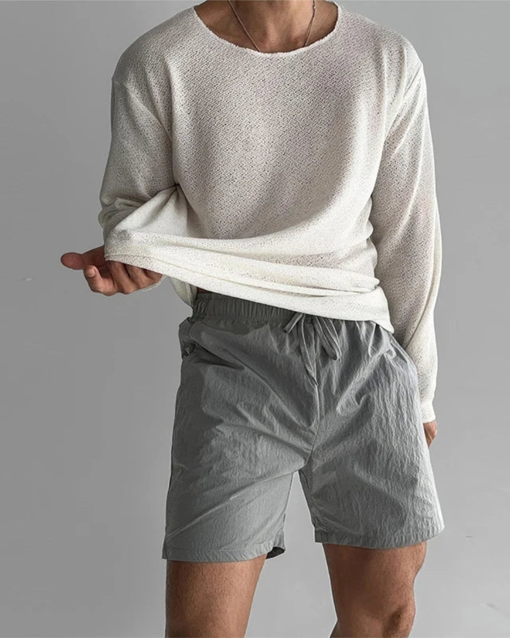 Lässiges Strick T-Shirt
