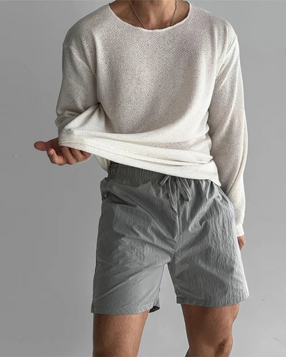 Lässiges Strick T-Shirt