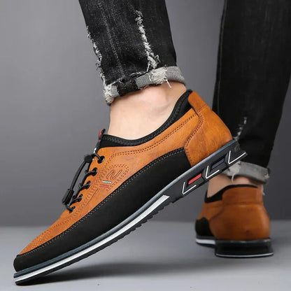 Lässige Lederschuhe