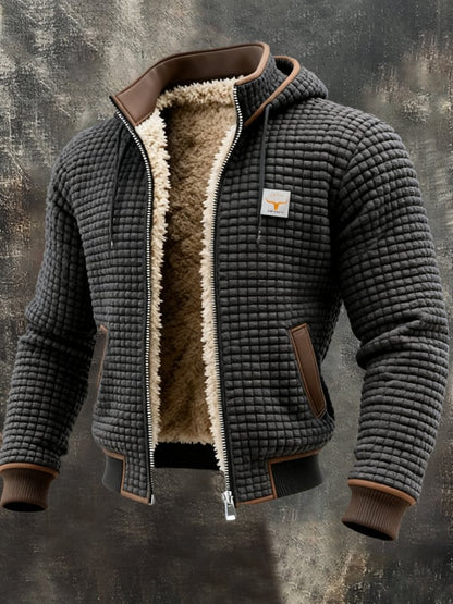 Fleecegefütterte Winterjacke