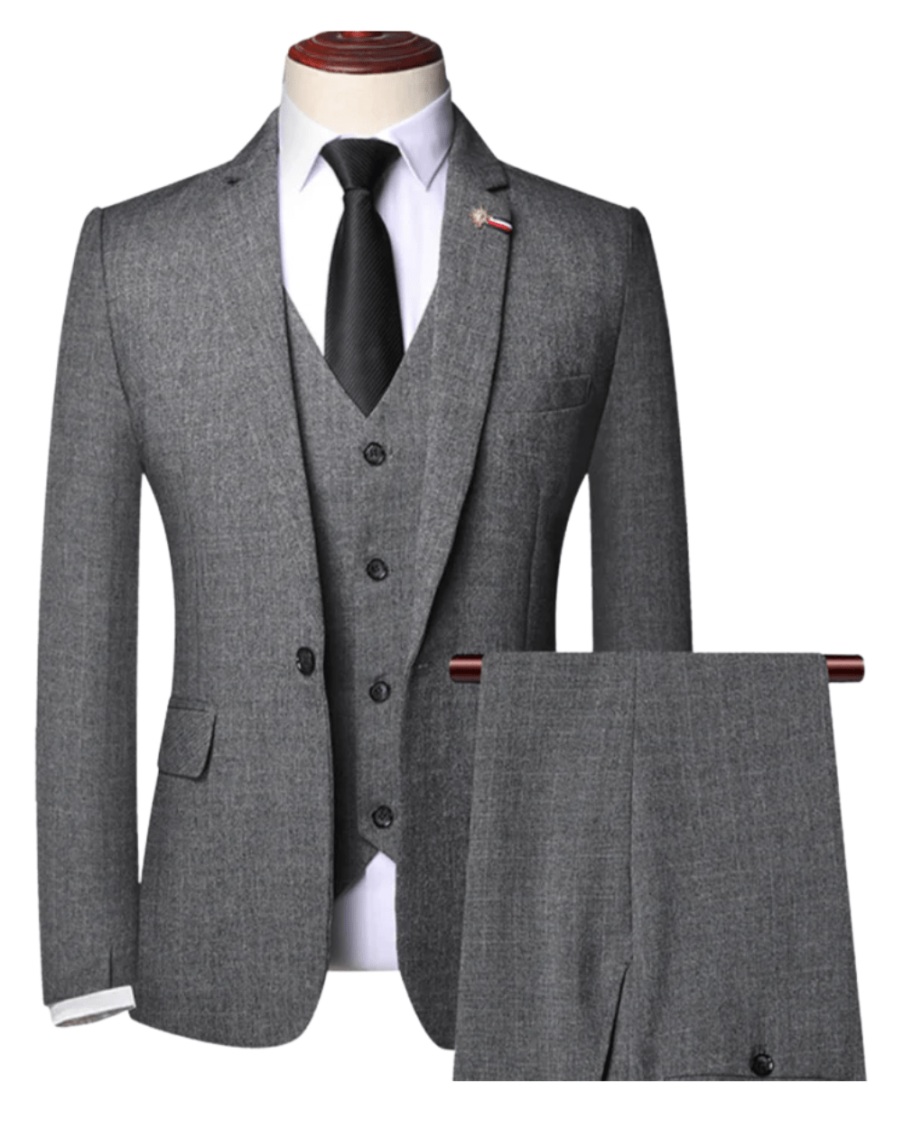 3-teiliger Anzug für Herren Men Suits Von Alder 