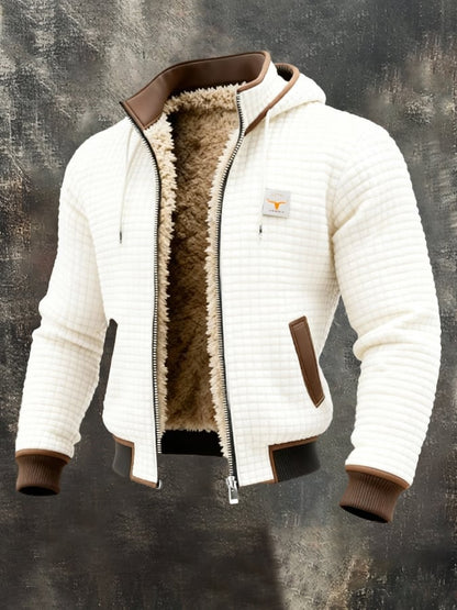 Fleecegefütterte Winterjacke