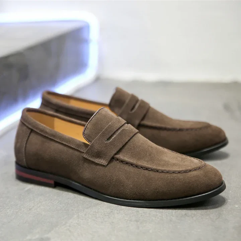 Wildleder-Sommer-Loafer