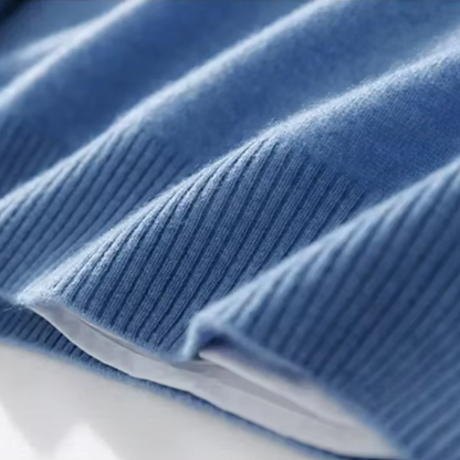 Eleganter V-Ausschnitt Pullover